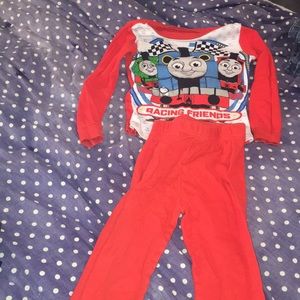 Thomas the train long sleeve pajama set